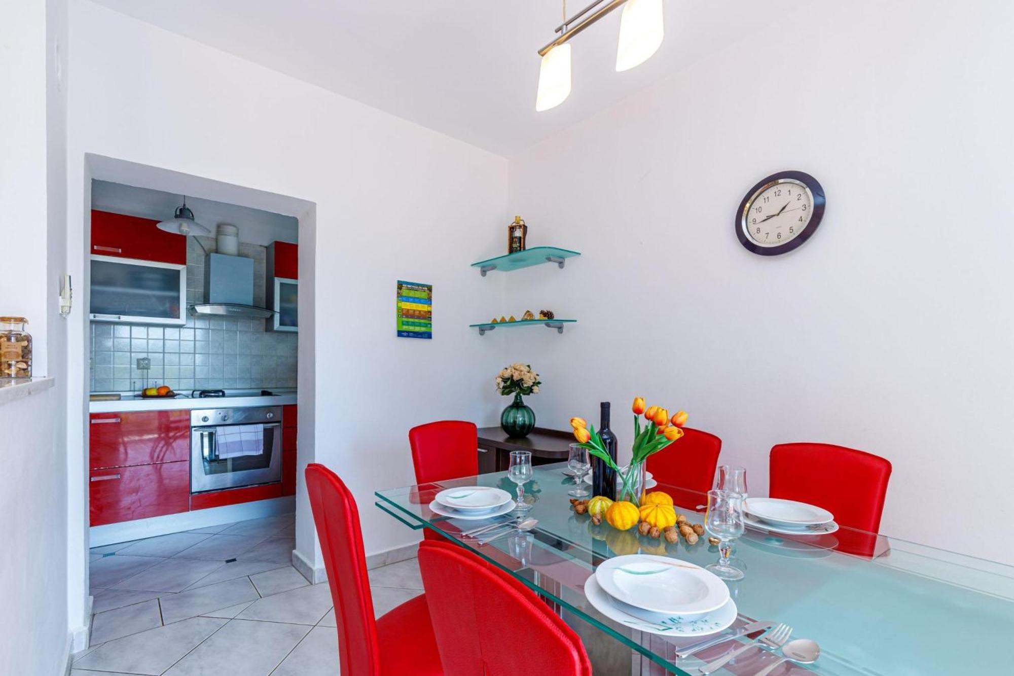 Seaview Apartment Tina Krk Island - Happy Rentals คิร์ก ภายนอก รูปภาพ