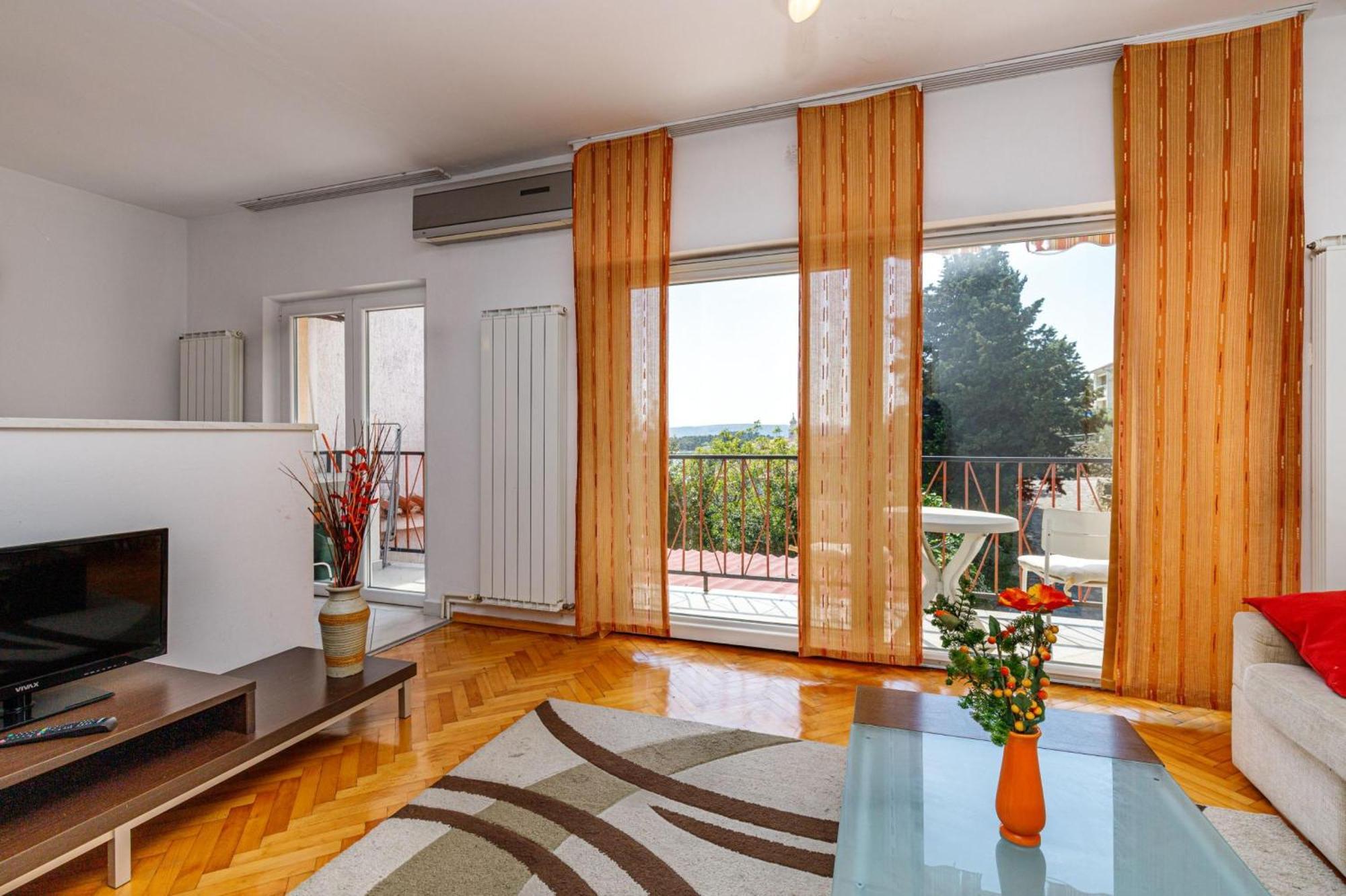 Seaview Apartment Tina Krk Island - Happy Rentals คิร์ก ภายนอก รูปภาพ